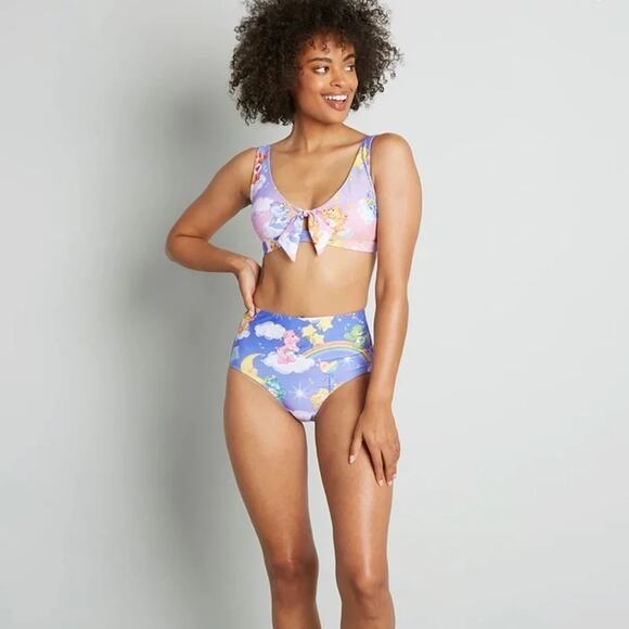 ModCloth x Care Bears The Sara High-Waisted Bikini Bottom Size - Picture 3 of 14